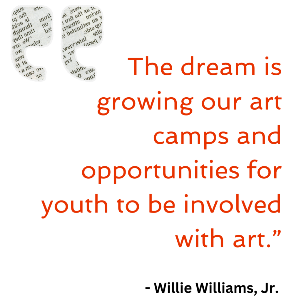 quote from student 2500 owner about youth art